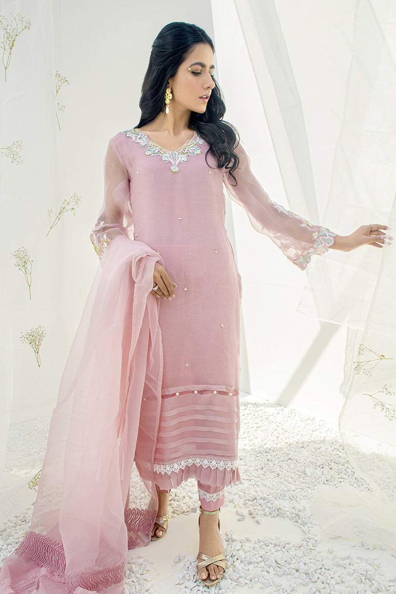 Fatima Khan | Luxury Pret 24 | DUSTY RESE - Official Fatima Khan stockist in UK - Sakeena London