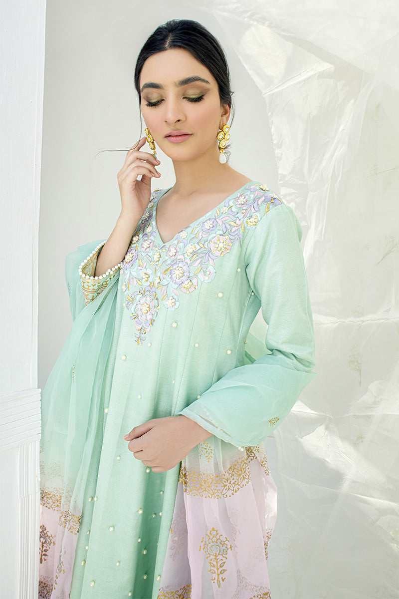Fatima Khan | Luxury Pret 24 | MINT SWIRL - Official Fatima Khan stockist in UK - Sakeena London
