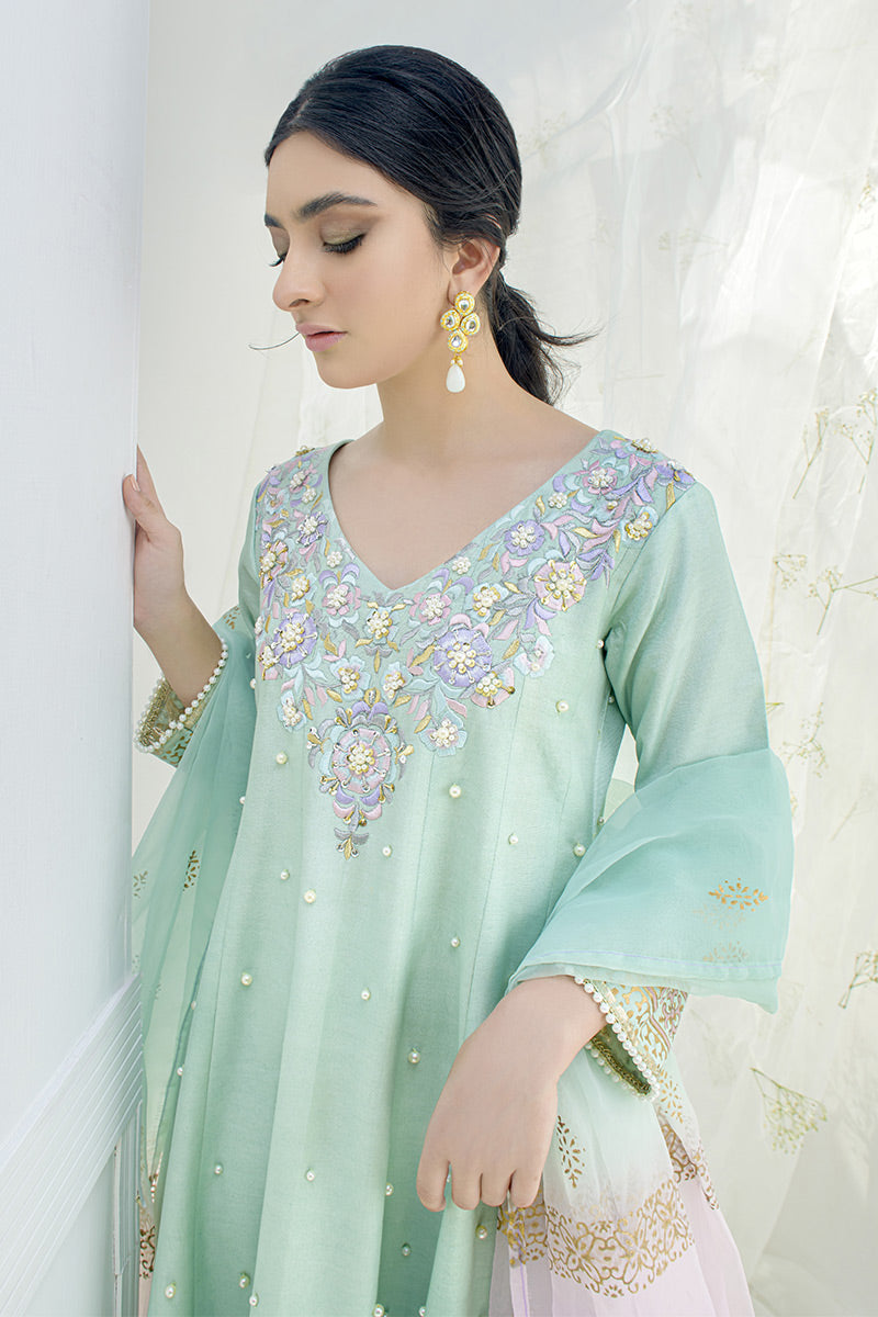 Fatima Khan | Luxury Pret 24 | MINT SWIRL - Official Fatima Khan stockist in UK - Sakeena London