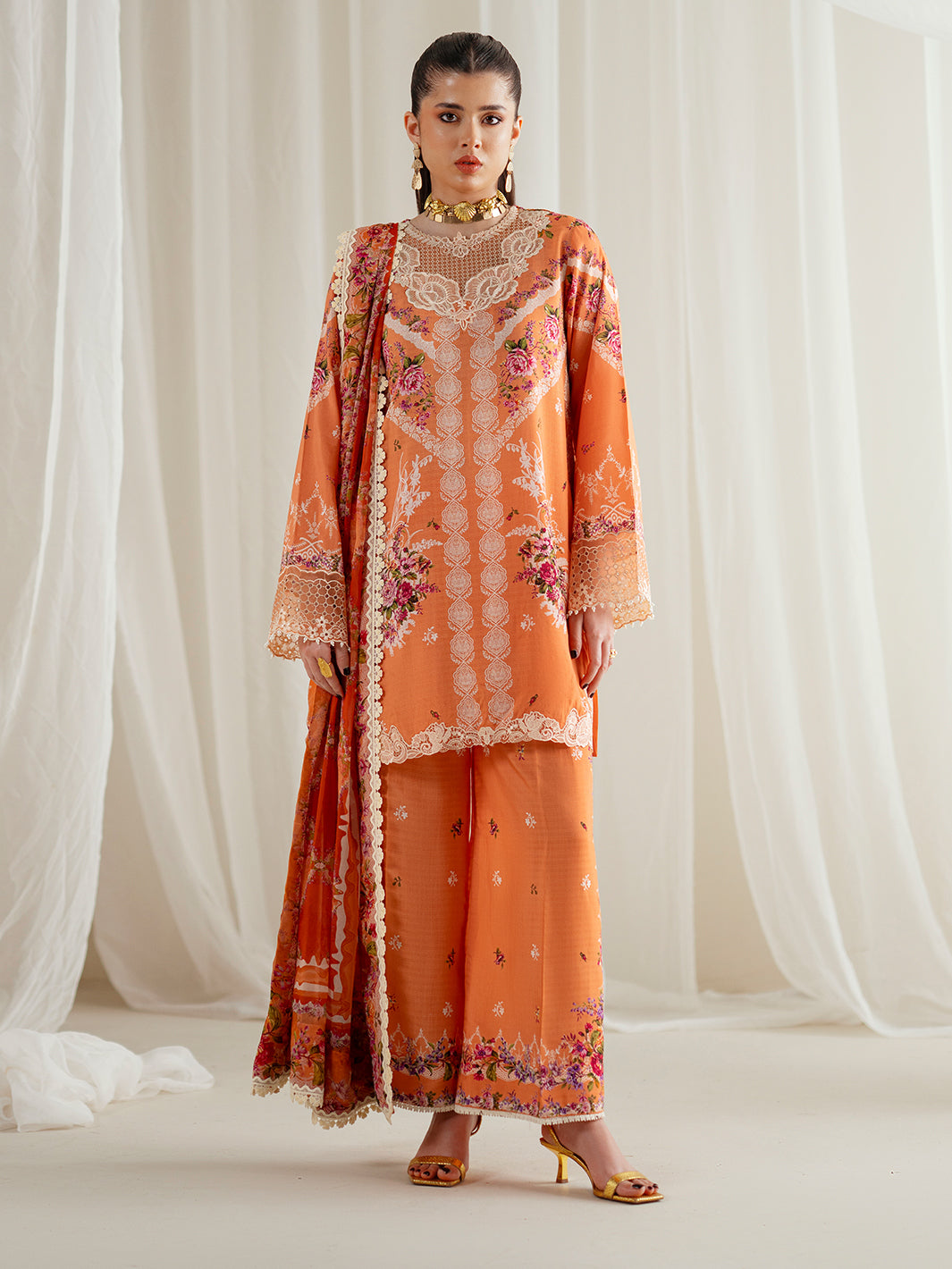 Bin Ilyas | Eres Bonita Viscose 25 | 1101-A - Official Bin Ilyas stockist in UK - Sakeena London