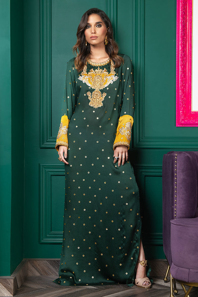 Wardha Saleem | Luxury Pret Fusion Wear | WS22-034 - Official Wardha Saleem stockist in UK - Sakeena London