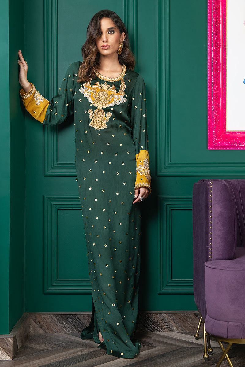 Wardha Saleem | Luxury Pret Fusion Wear | WS22-034 - Official Wardha Saleem stockist in UK - Sakeena London