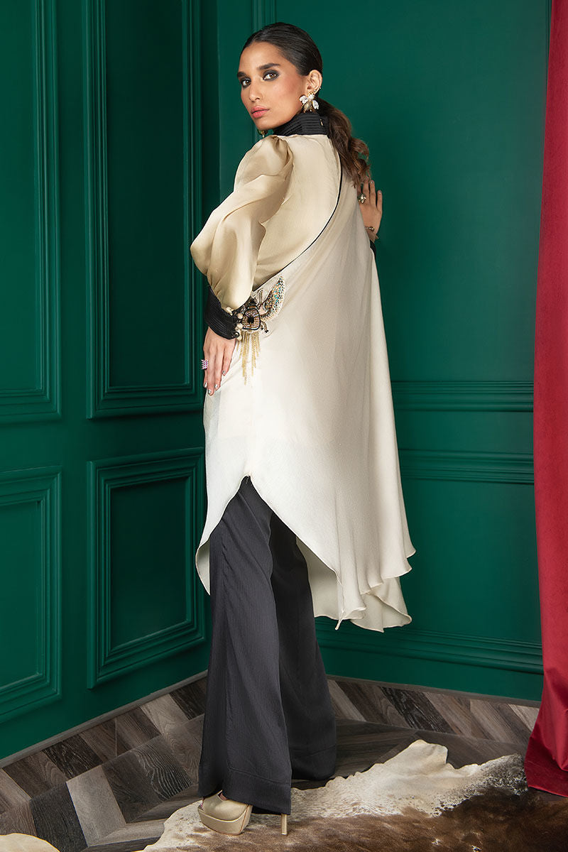 Wardha Saleem | Luxury Pret Fusion Wear | WS22-023 - Official Wardha Saleem stockist in UK - Sakeena London