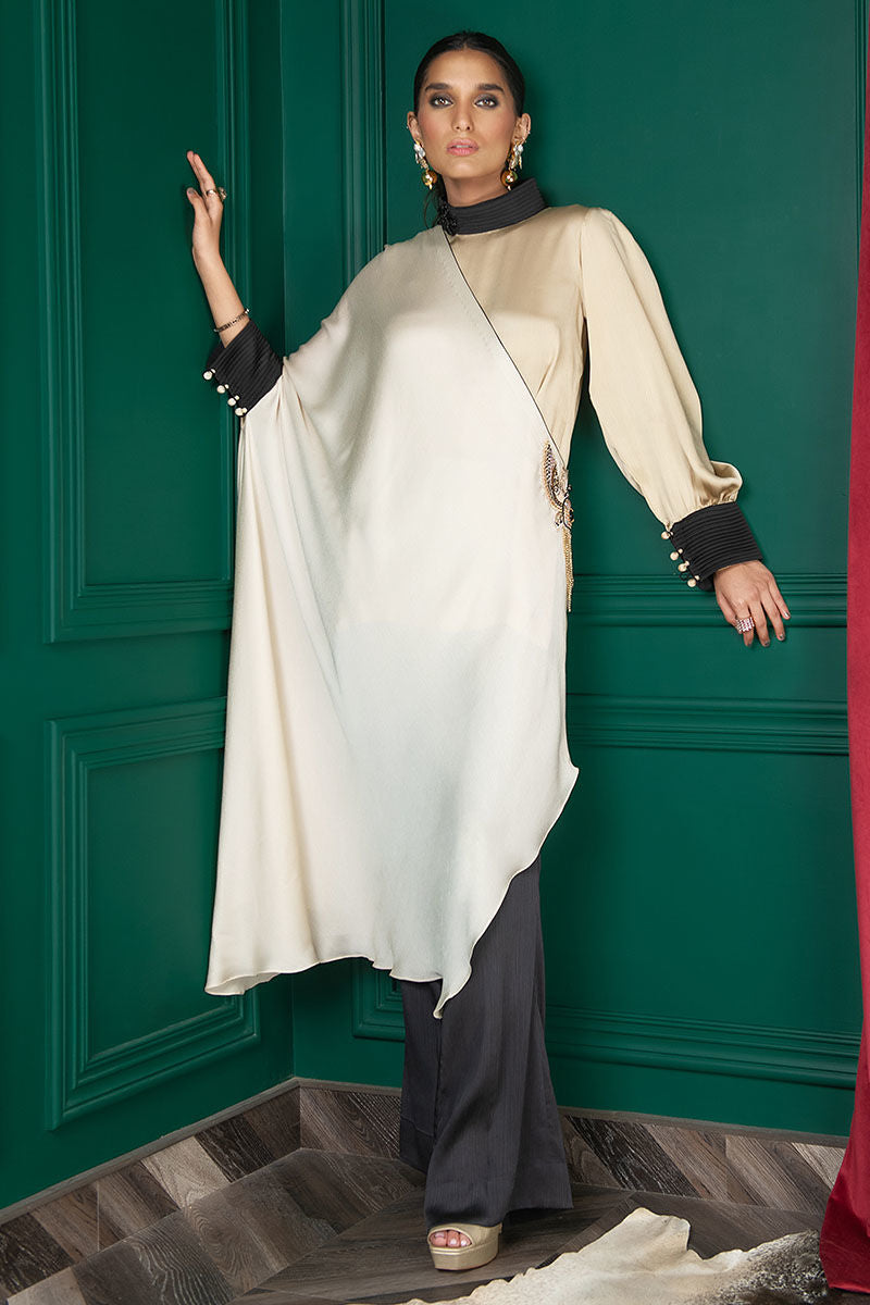 Wardha Saleem | Luxury Pret Fusion Wear | WS22-023 - Official Wardha Saleem stockist in UK - Sakeena London