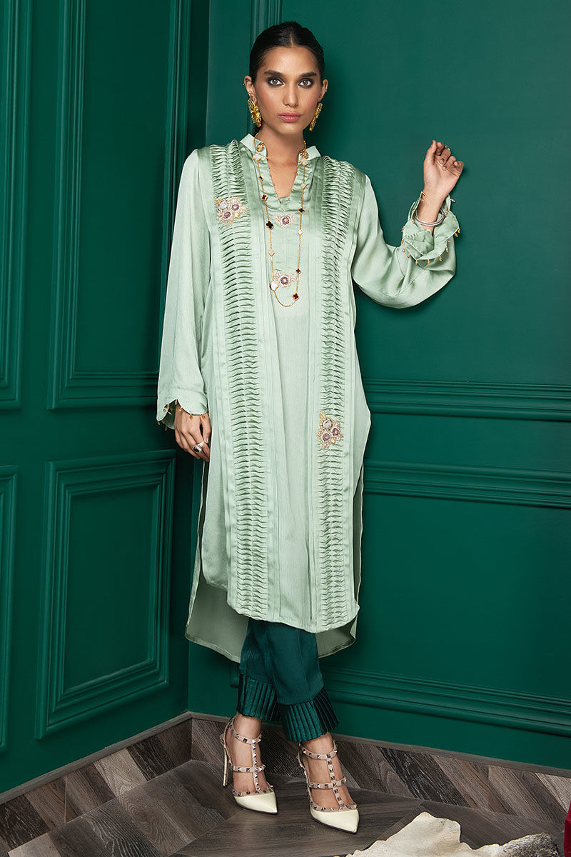 Wardha Saleem | Luxury Pret Fusion Wear | WS22-028 - Official Wardha Saleem stockist in UK - Sakeena London