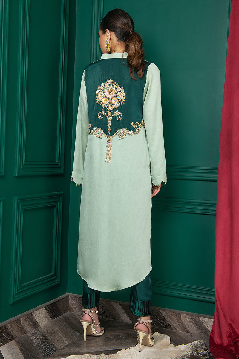 Wardha Saleem | Luxury Pret Fusion Wear | WS22-028 - Official Wardha Saleem stockist in UK - Sakeena London