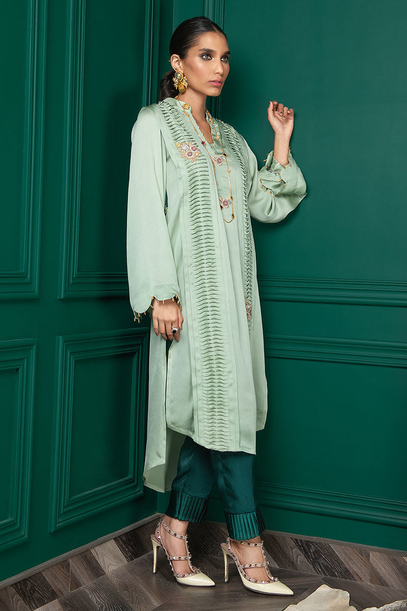Wardha Saleem | Luxury Pret Fusion Wear | WS22-028 - Official Wardha Saleem stockist in UK - Sakeena London