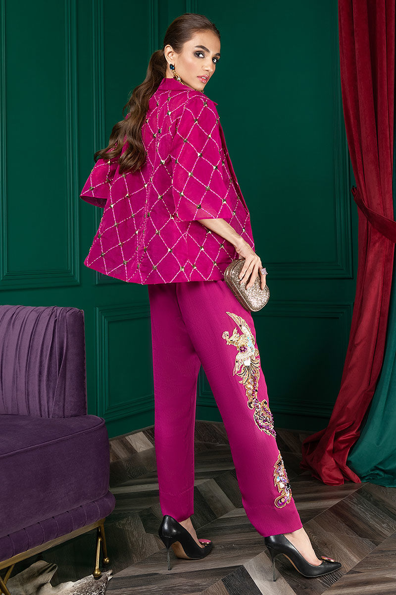 Wardha Saleem | Luxury Pret Fusion Wear | WS22-027 - Official Wardha Saleem stockist in UK - Sakeena London
