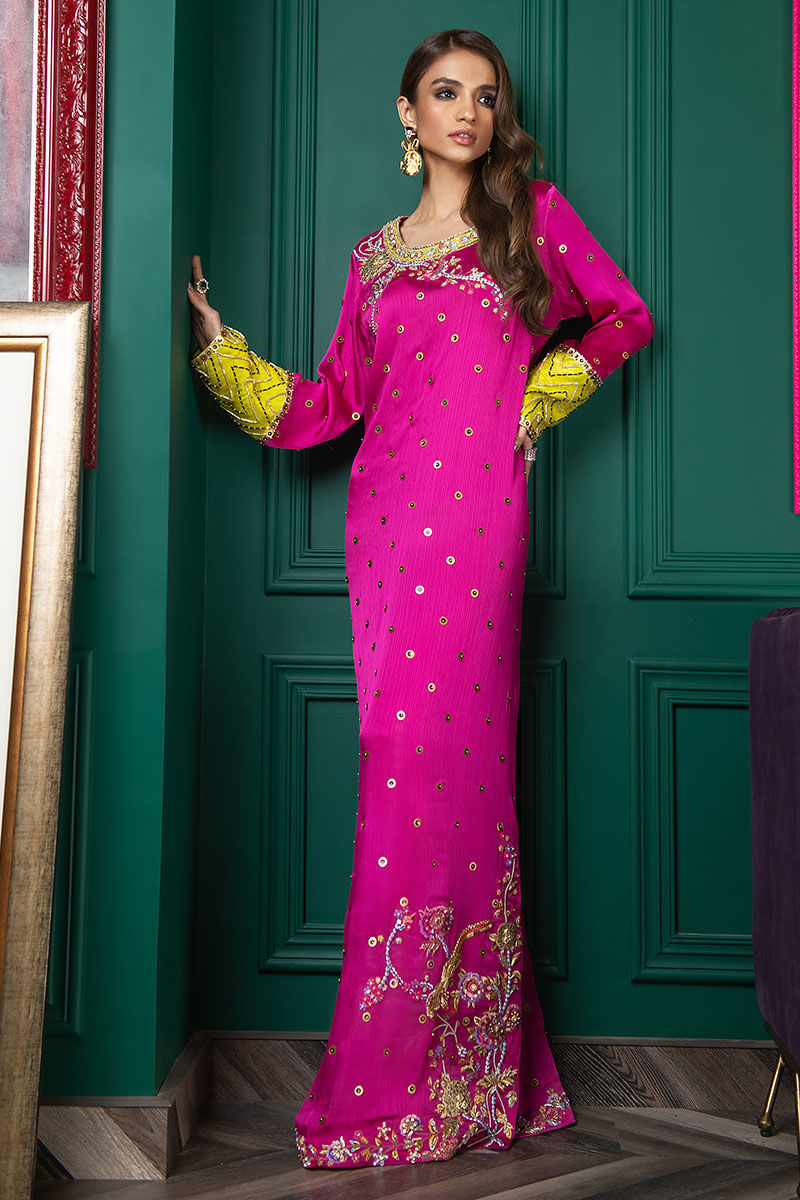 Wardha Saleem | Luxury Pret Fusion Wear | WS22-035 - Official Wardha Saleem stockist in UK - Sakeena London