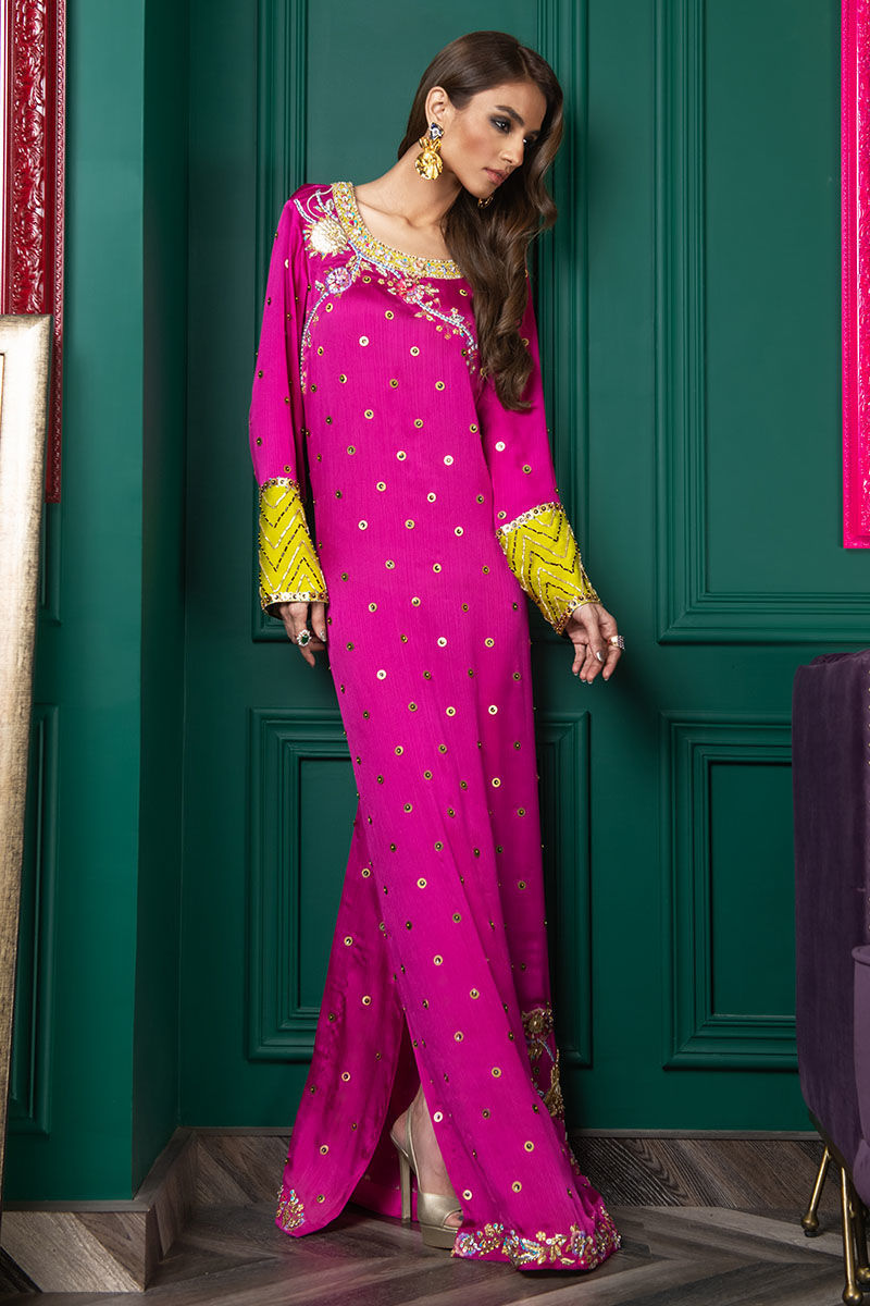 Wardha Saleem | Luxury Pret Fusion Wear | WS22-035 - Official Wardha Saleem stockist in UK - Sakeena London