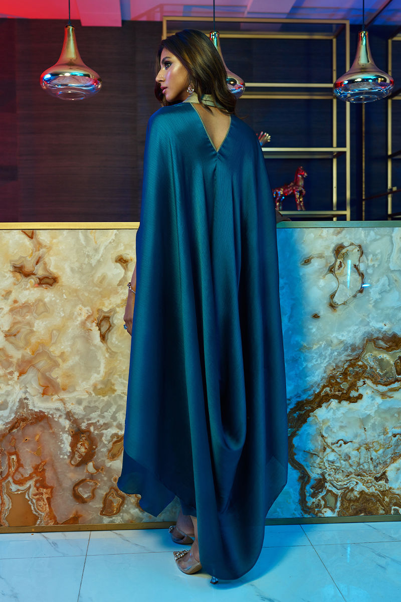 Wardha Saleem | Luxury Pret Fusion Wear | MIDNIGHT Ã¢ÂÂ FORMAL DRAPE - Official Wardha Saleem stockist in UK - Sakeena London