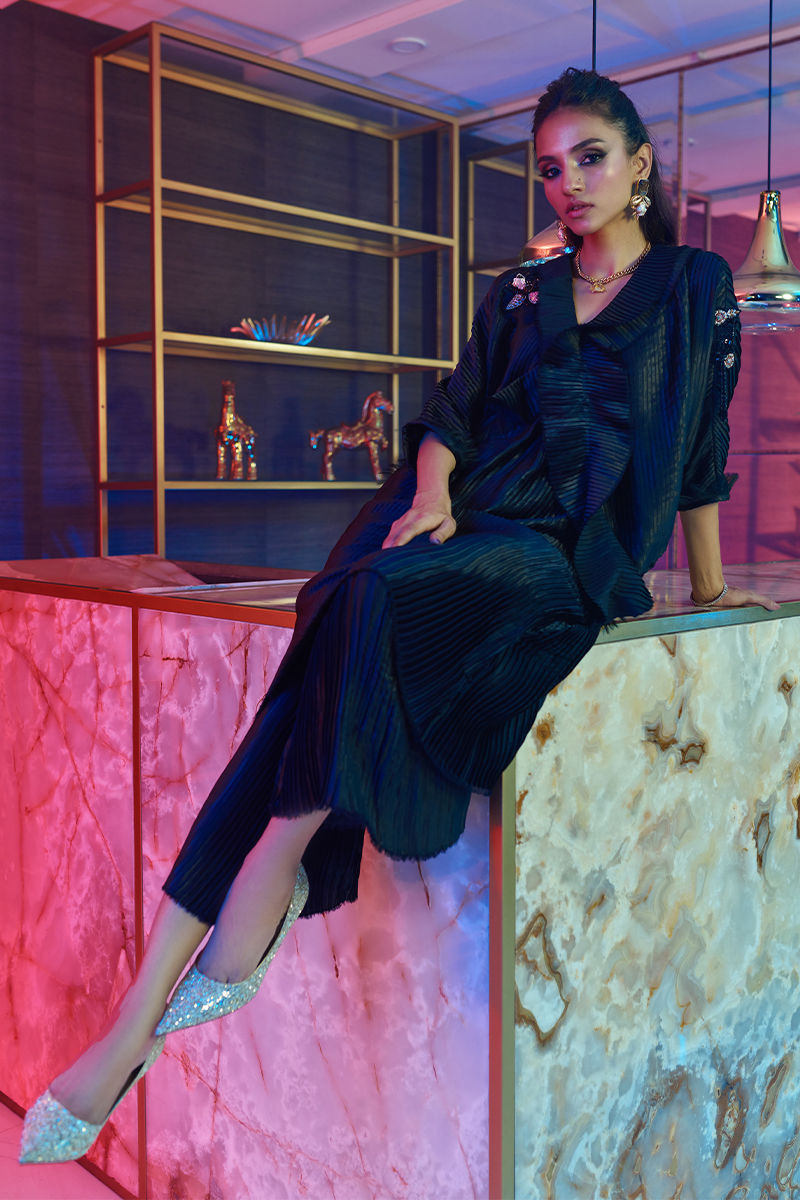 Wardha Saleem | Luxury Pret Fusion Wear | ENVY Ã¢ÂÂ 3PC CORD SET - Official Wardha Saleem stockist in UK - Sakeena London