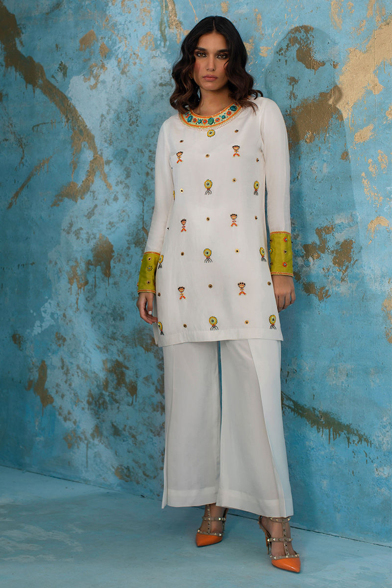 Wardha Saleem | Luxury Pret Fusion Wear | CALL ME NEON - Official Wardha Saleem stockist in UK - Sakeena London
