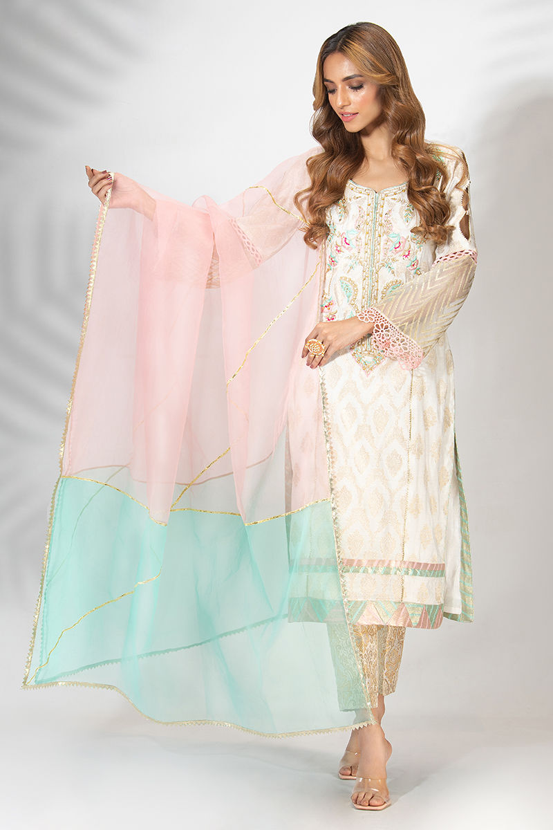 Fatima Khan | Luxury Pret 24 | CHANTILLY SHINE - Official Fatima Khan stockist in UK - Sakeena London
