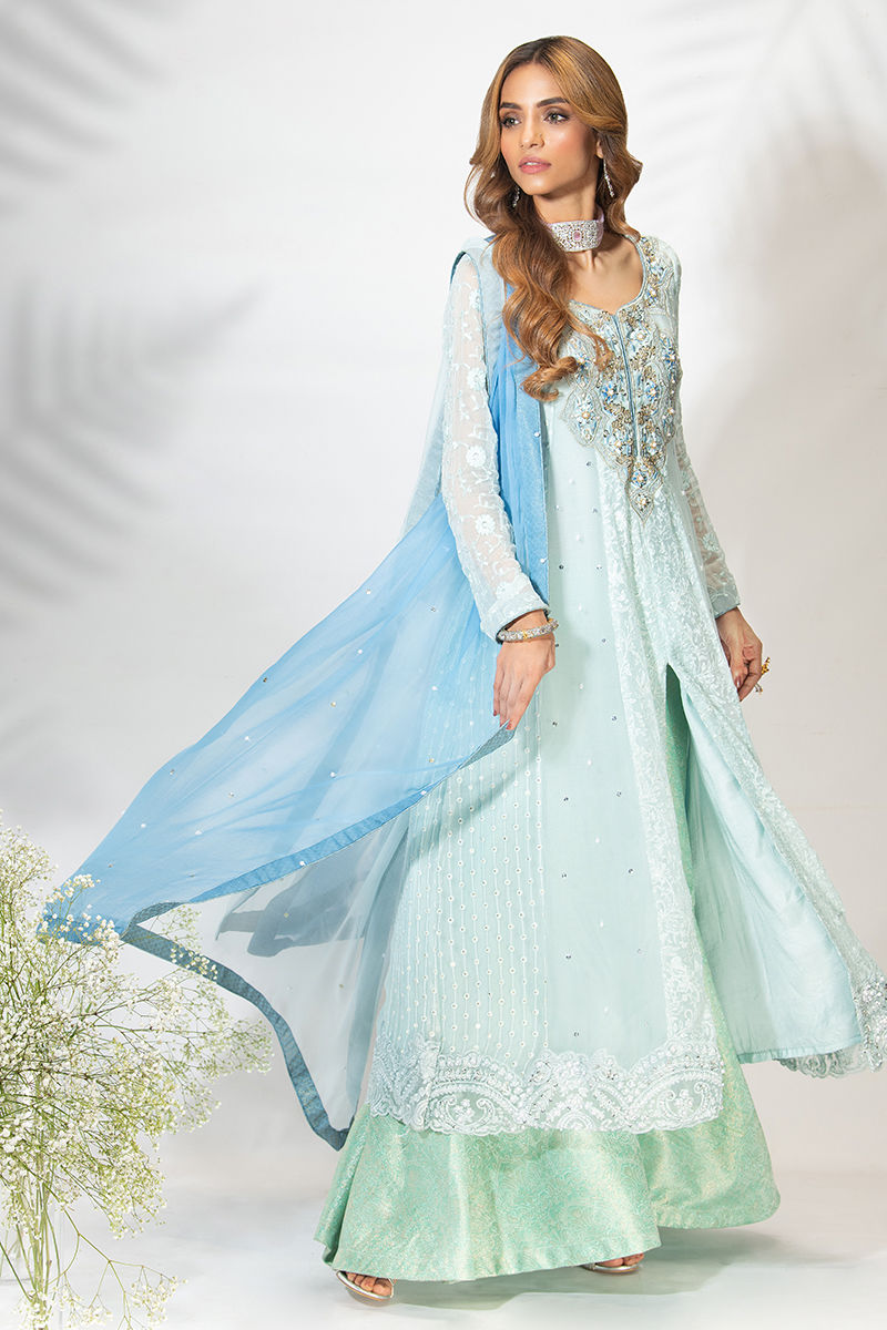 Fatima Khan | Luxury Pret 24 | TIFFANY BLUE - Official Fatima Khan stockist in UK - Sakeena London