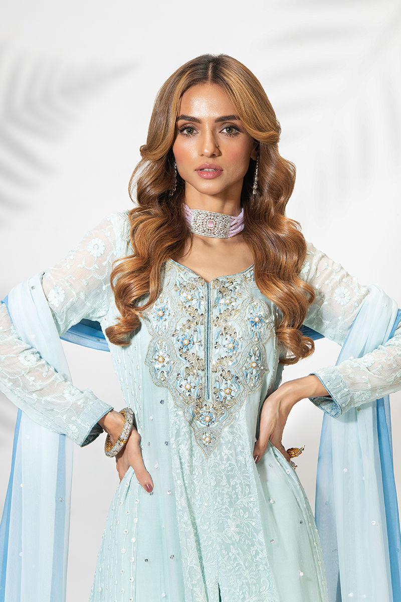 Fatima Khan | Luxury Pret 24 | TIFFANY BLUE - Official Fatima Khan stockist in UK - Sakeena London