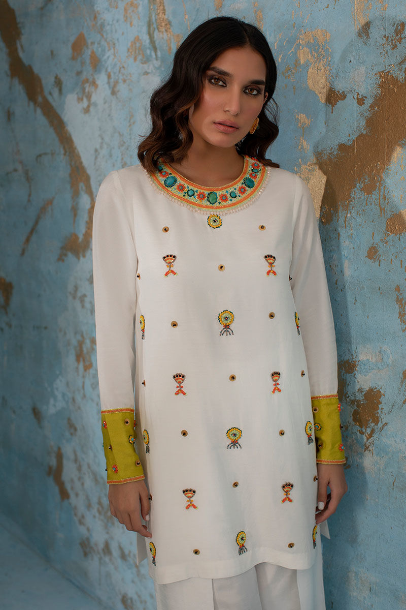 Wardha Saleem | Luxury Pret Fusion Wear | CALL ME NEON - Official Wardha Saleem stockist in UK - Sakeena London