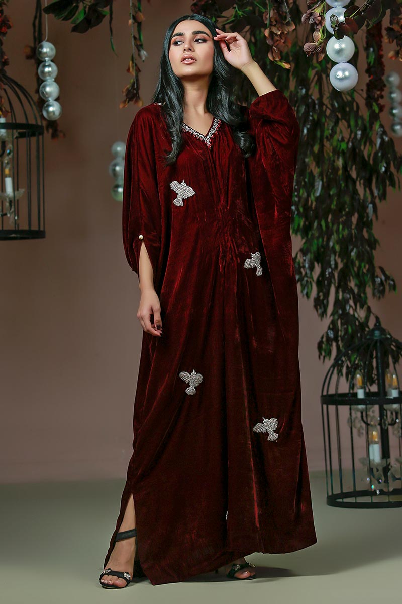 Ansab Jahangir | Bow Velvet Edit | MYSTIC GLORY - Official Ansab Jahangir stockist in UK - Sakeena London