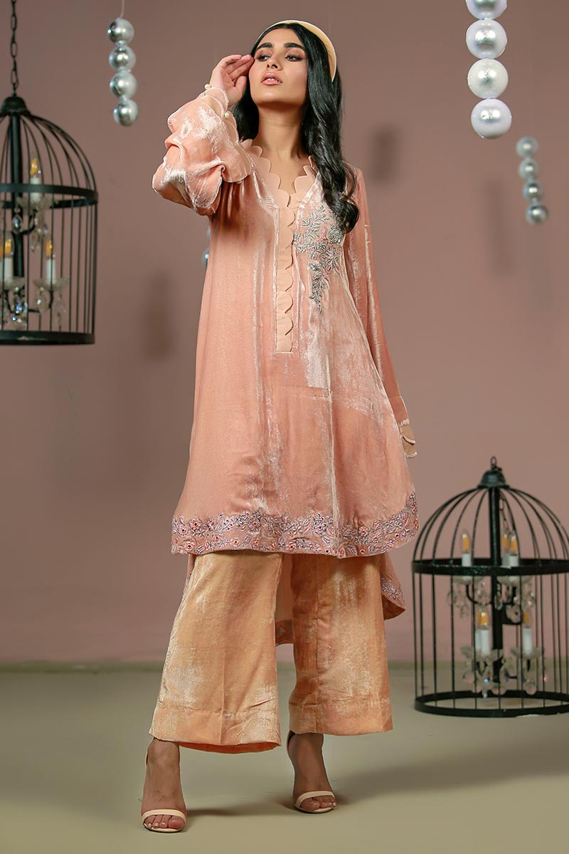 Ansab Jahangir | Bow Velvet Edit | RUSTIC DREAM - Official Ansab Jahangir stockist in UK - Sakeena London