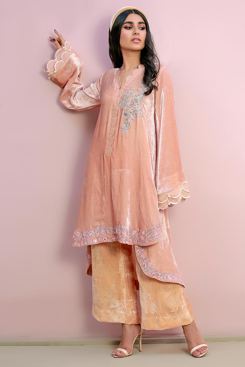 Ansab Jahangir | Bow Velvet Edit | RUSTIC DREAM - Official Ansab Jahangir stockist in UK - Sakeena London