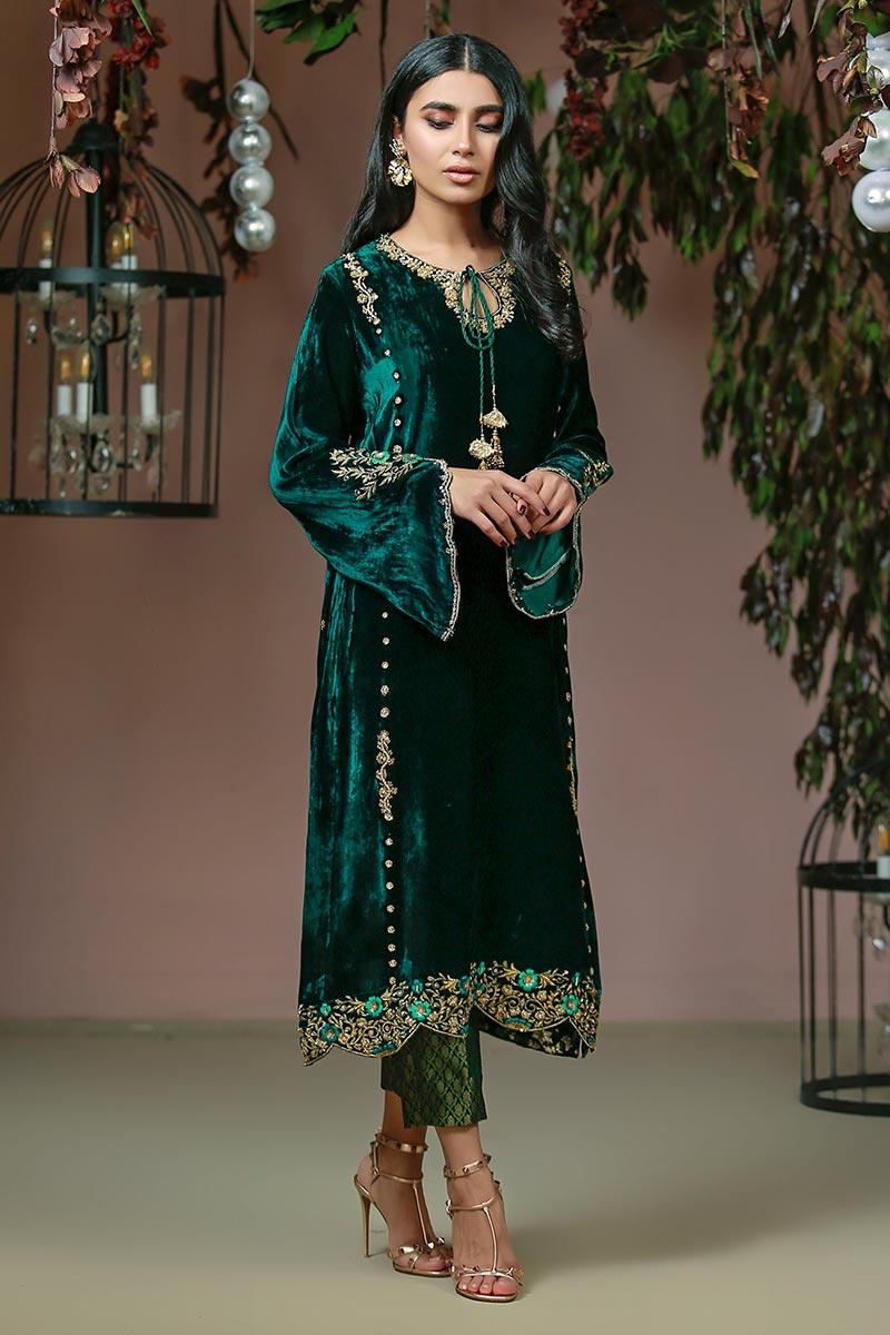 Ansab Jahangir | Bow Velvet Edit | MYTHICAL ROMANCE - Official Ansab Jahangir stockist in UK - Sakeena London