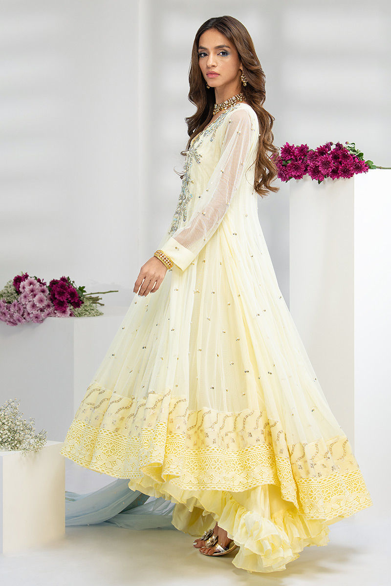 Fatima Khan | Luxury Pret 24 | MAJESTIC LIME - Official Fatima Khan stockist in UK - Sakeena London