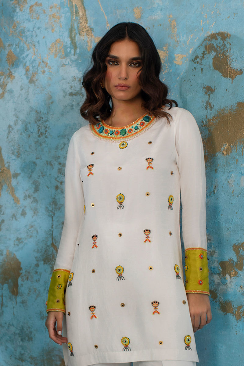 Wardha Saleem | Luxury Pret Fusion Wear | CALL ME NEON - Official Wardha Saleem stockist in UK - Sakeena London