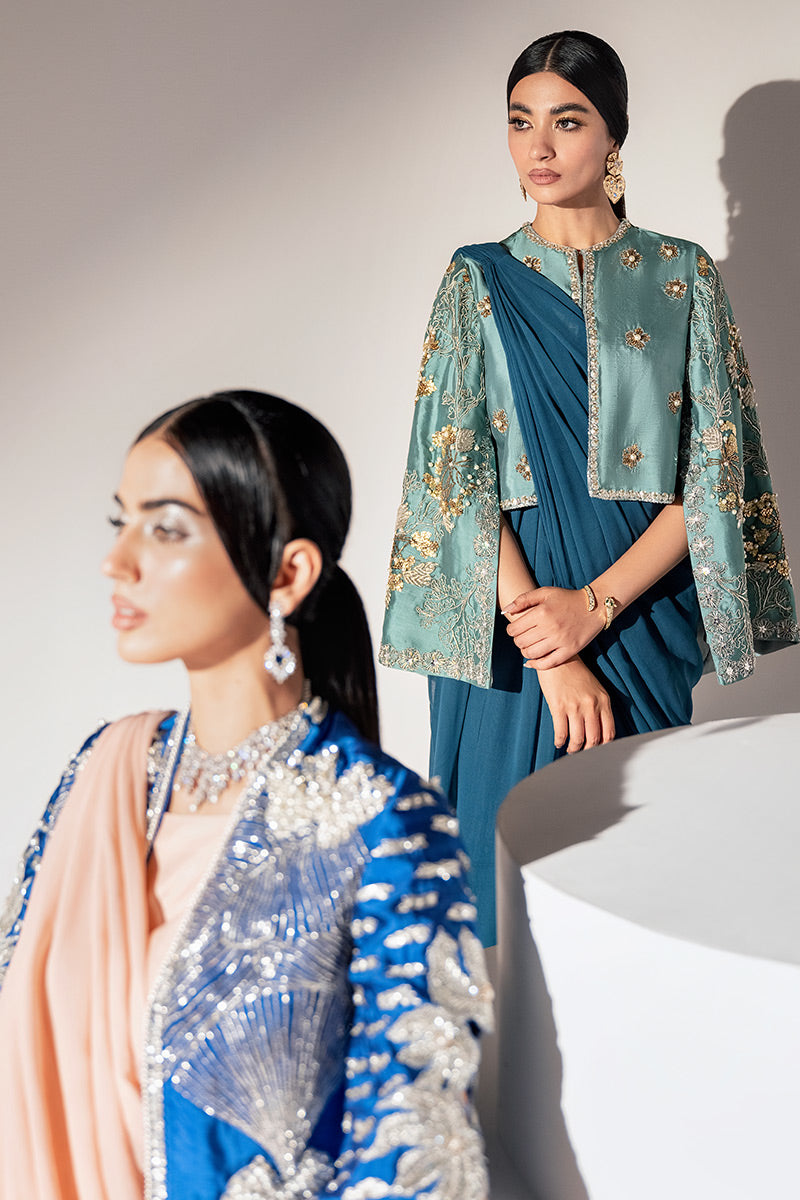 Huate Form | Luxury Pret | Glow In Blue - Official Haute Form stockist in UK - Sakeena London