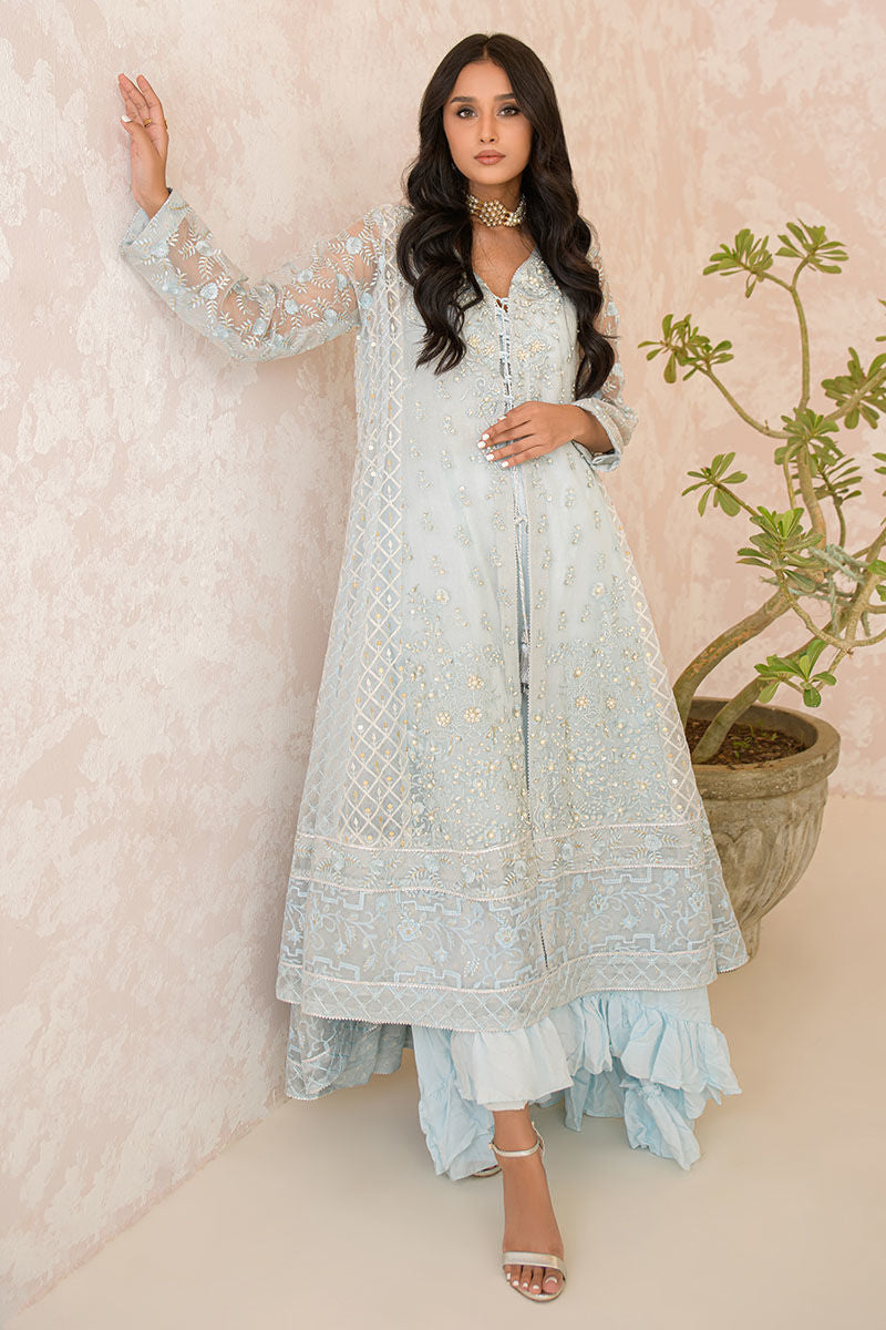 Fatima Khan | Best Sellers 24 | PERSIAN BLUE KALIDAAR - Official Fatima Khan stockist in UK - Sakeena London
