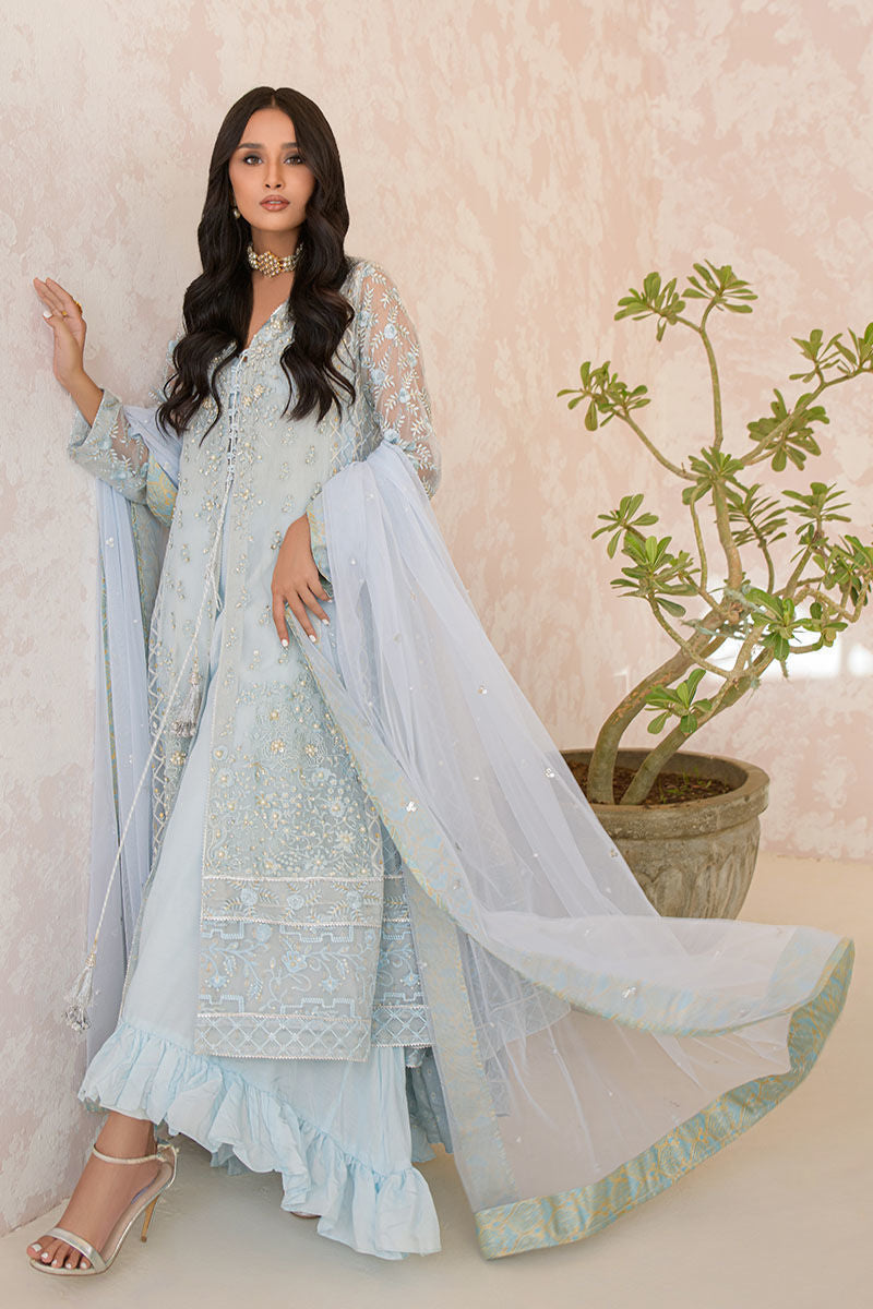 Fatima Khan | Best Sellers 24 | PERSIAN BLUE KALIDAAR - Official Fatima Khan stockist in UK - Sakeena London