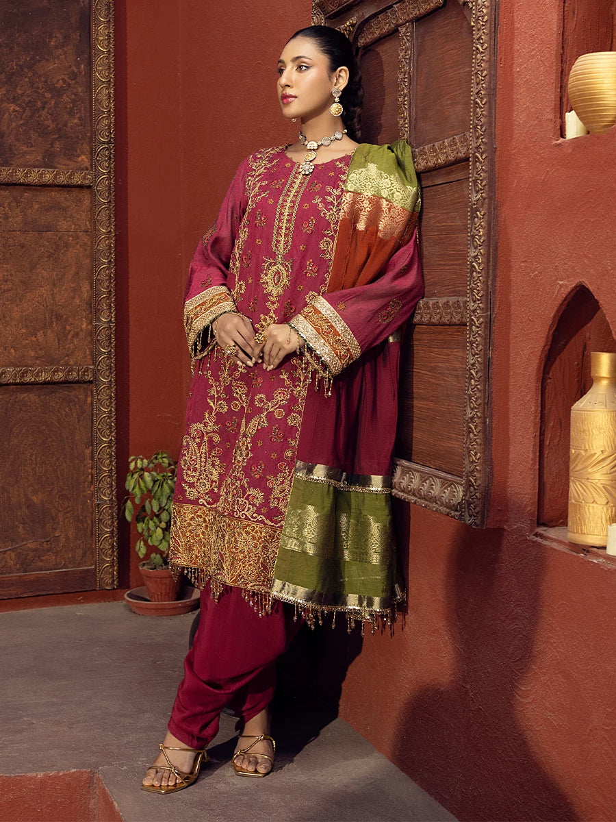 Salitex | Signature Festive Chiffon | SUNW6JI017UT - Official Salitex stockist in UK - Sakeena London