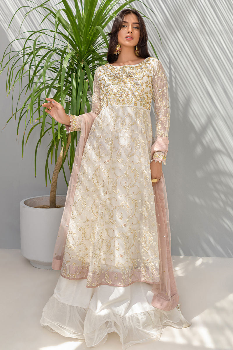Fatima Khan | Luxury Pret 24 | OFF-WHITE ELEGANCE - Official Fatima Khan stockist in UK - Sakeena London