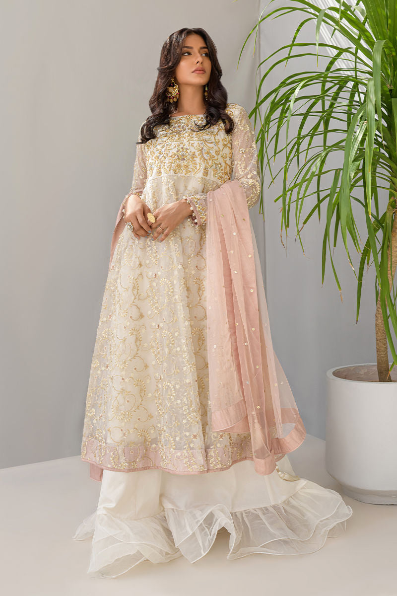 Fatima Khan | Luxury Pret 24 | OFF-WHITE ELEGANCE - Official Fatima Khan stockist in UK - Sakeena London