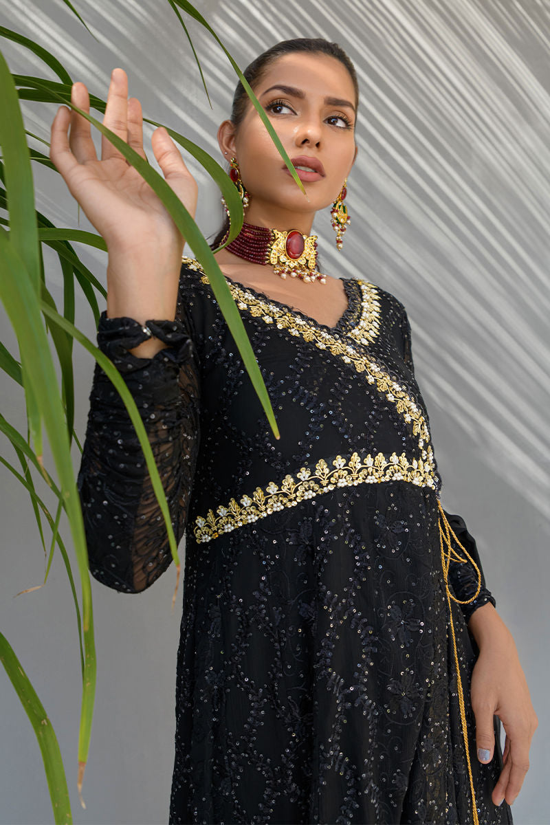 Fatima Khan | Luxury Pret 24 | CHARCOAL GOLD - Official Fatima Khan stockist in UK - Sakeena London
