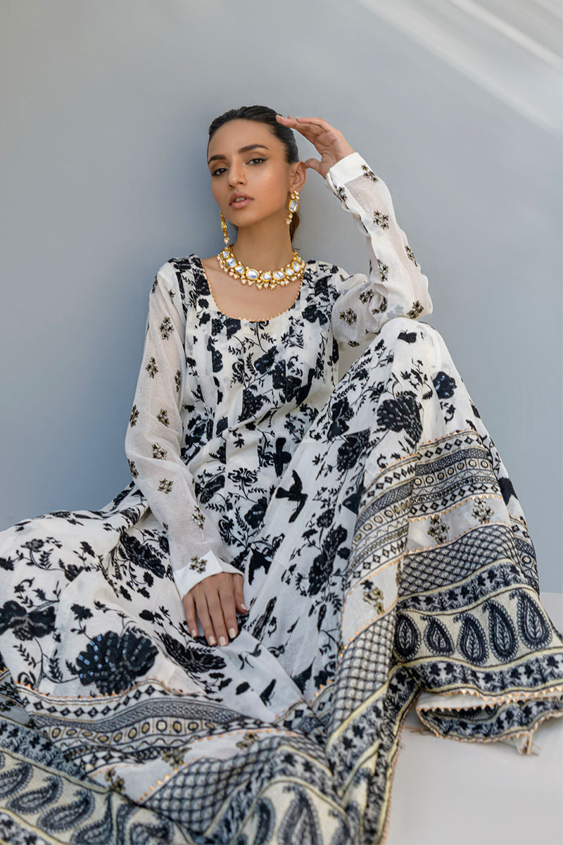 Fatima Khan | Best Sellers 24 | MONOCHROME KALIDAAR - Official Fatima Khan stockist in UK - Sakeena London