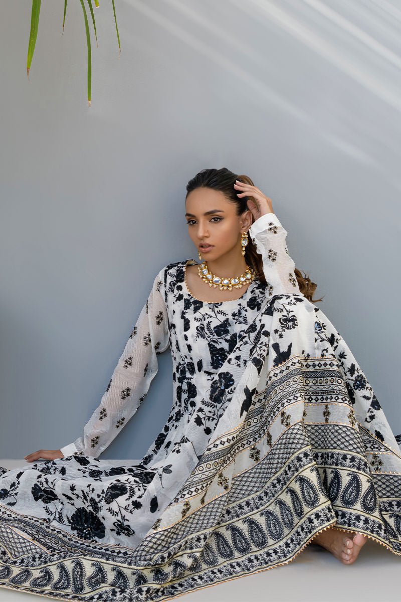 Fatima Khan | Best Sellers 24 | MONOCHROME KALIDAAR - Official Fatima Khan stockist in UK - Sakeena London