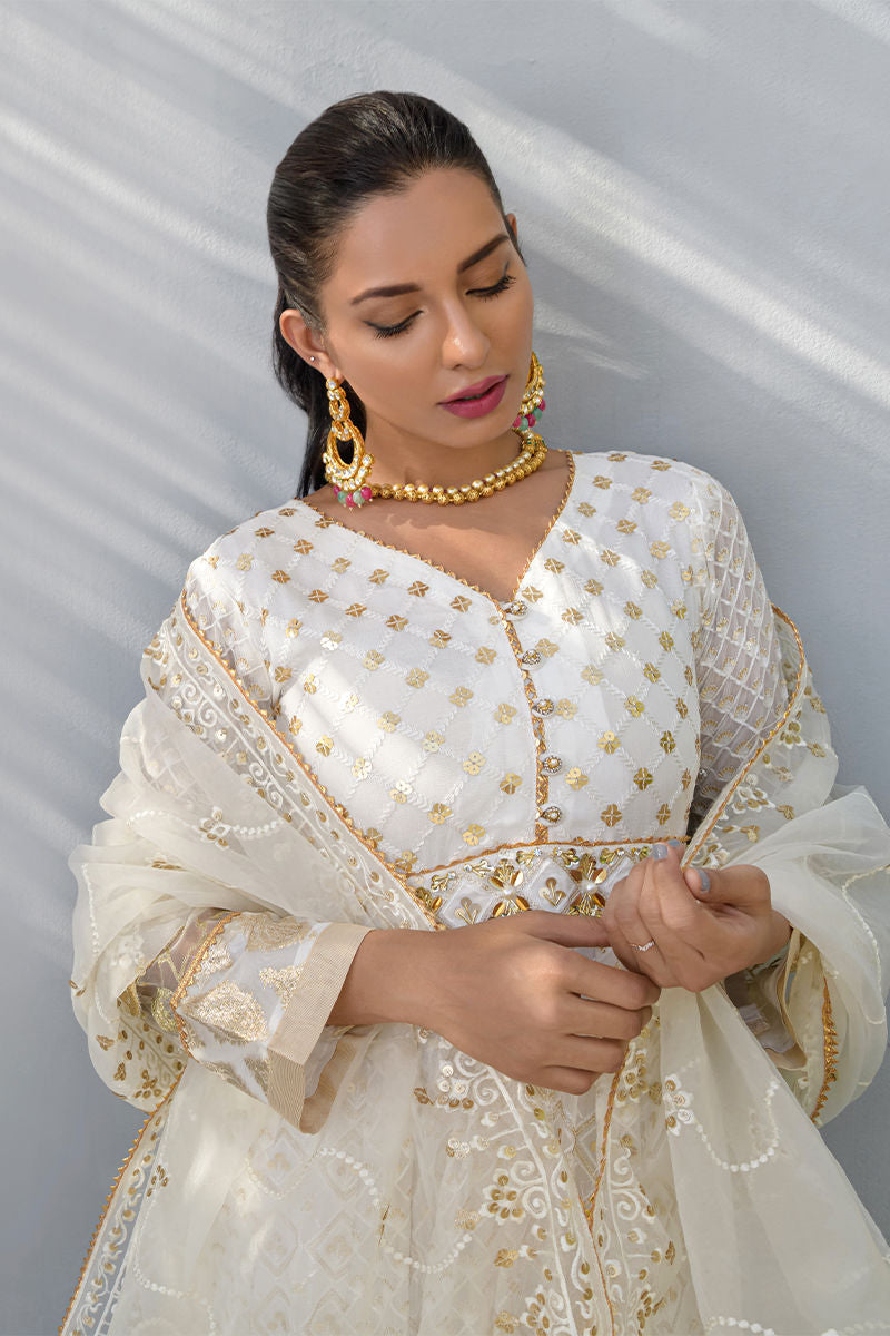 Fatima Khan | Luxury Pret 24 | LOTUS WHITE - Official Fatima Khan stockist in UK - Sakeena London