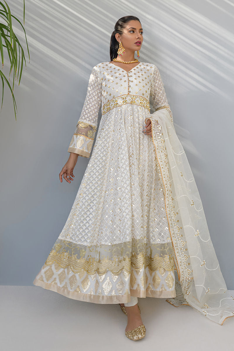 Fatima Khan | Luxury Pret 24 | LOTUS WHITE - Official Fatima Khan stockist in UK - Sakeena London