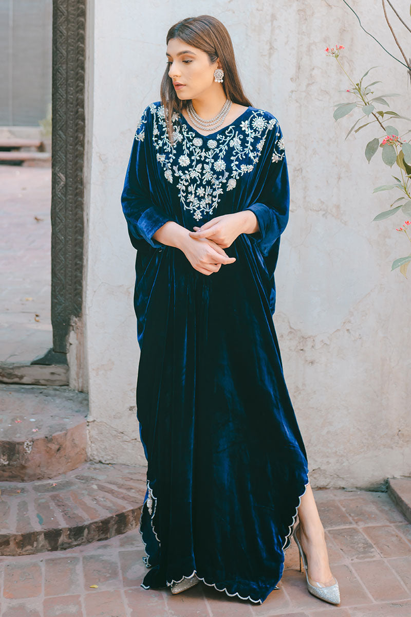 Ansab Jahangir | Bow Velvet Edit | ANTIQUE - Official Ansab Jahangir stockist in UK - Sakeena London