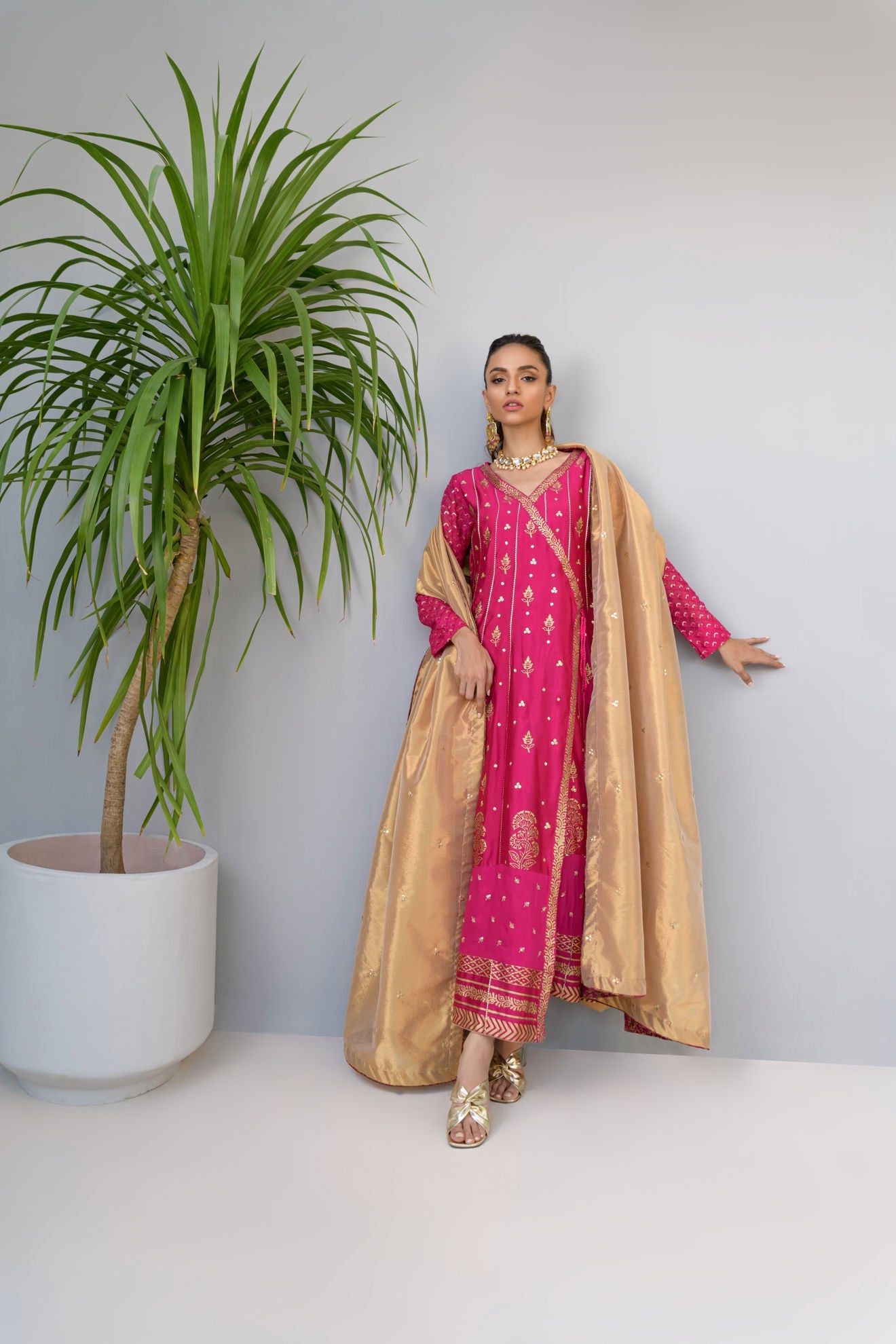 Fatima Khan | Luxury Pret 24 | SHIMMERY FUCHSIA - Official Fatima Khan stockist in UK - Sakeena London