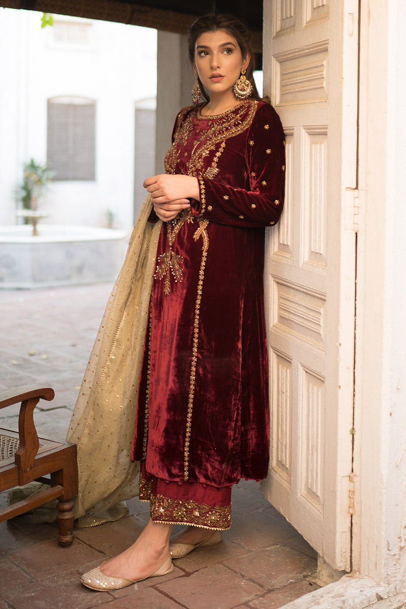 Ansab Jahangir | Bow Velvet Edit | STARRY NIGHT - Official Ansab Jahangir stockist in UK - Sakeena London