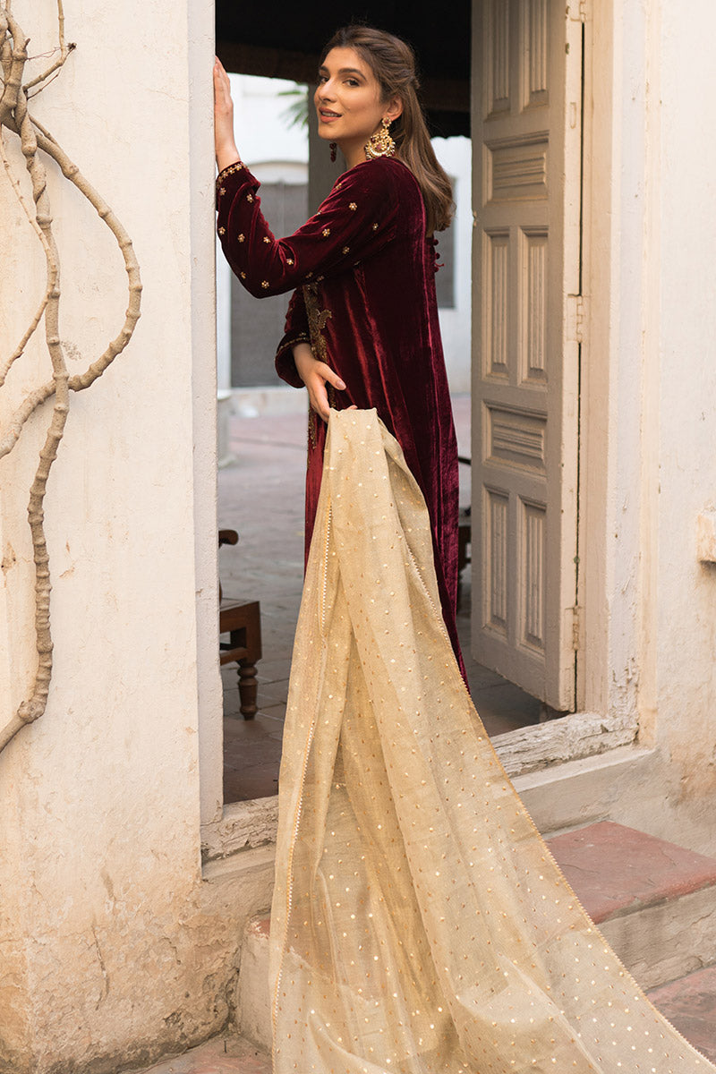 Ansab Jahangir | Bow Velvet Edit | STARRY NIGHT - Official Ansab Jahangir stockist in UK - Sakeena London