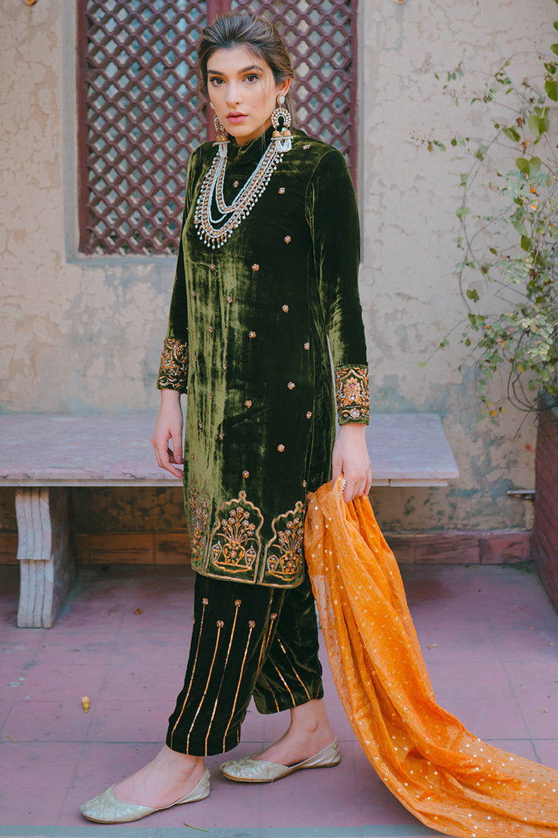 Ansab Jahangir | Bow Velvet Edit | RUSTIC HOWARD - Official Ansab Jahangir stockist in UK - Sakeena London