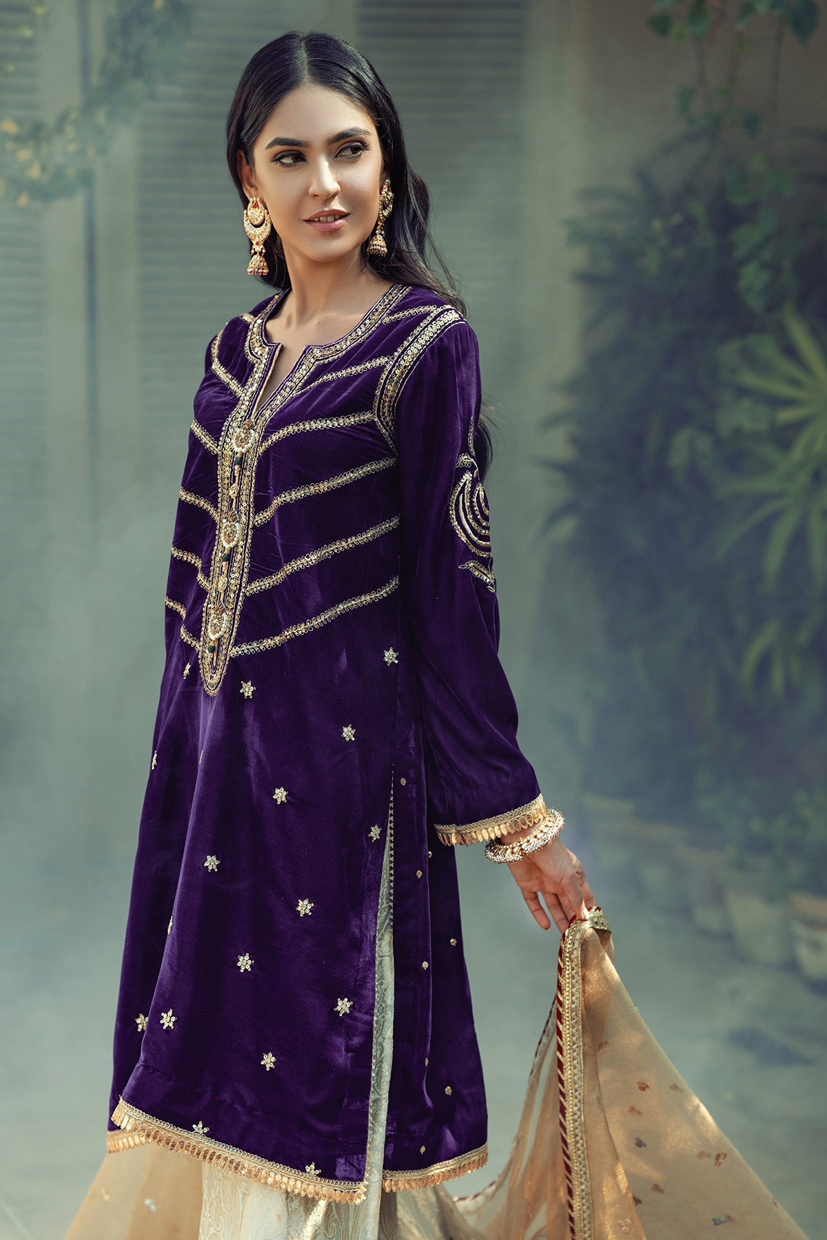 Annus Abrar | Semi Formals | AFSHANÃÂ¢-AMETHYST - Official Annus Abrar stockist in UK - Sakeena London