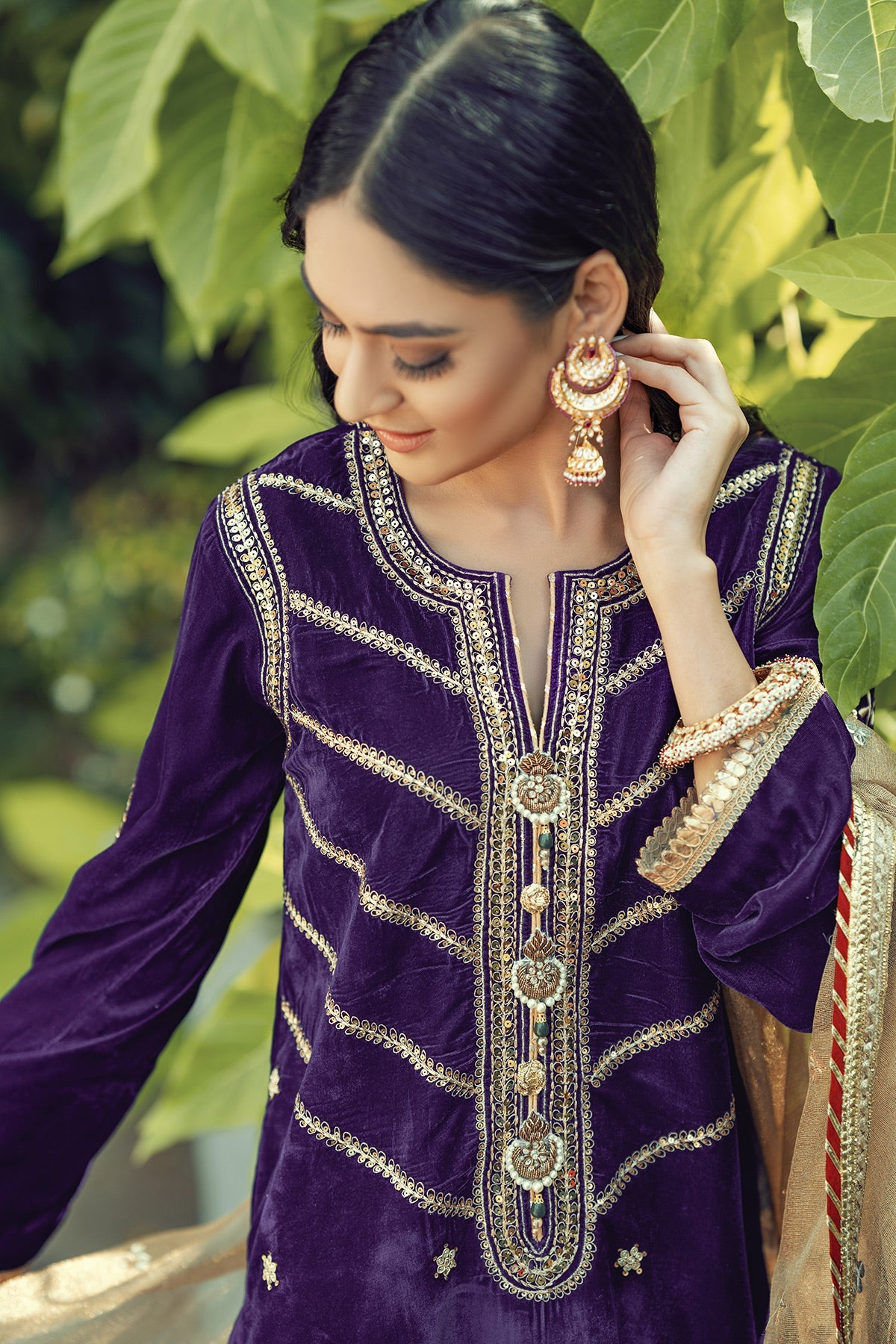 Annus Abrar | Semi Formals | AFSHANÃÂ¢-AMETHYST - Official Annus Abrar stockist in UK - Sakeena London