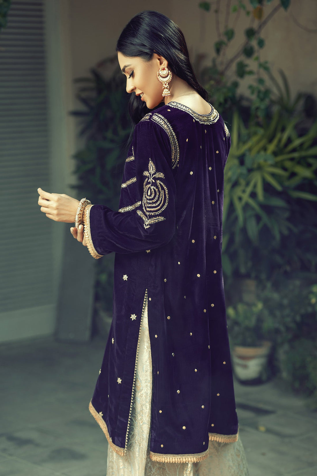 Annus Abrar | Semi Formals | AFSHANÃÂ¢-AMETHYST - Official Annus Abrar stockist in UK - Sakeena London
