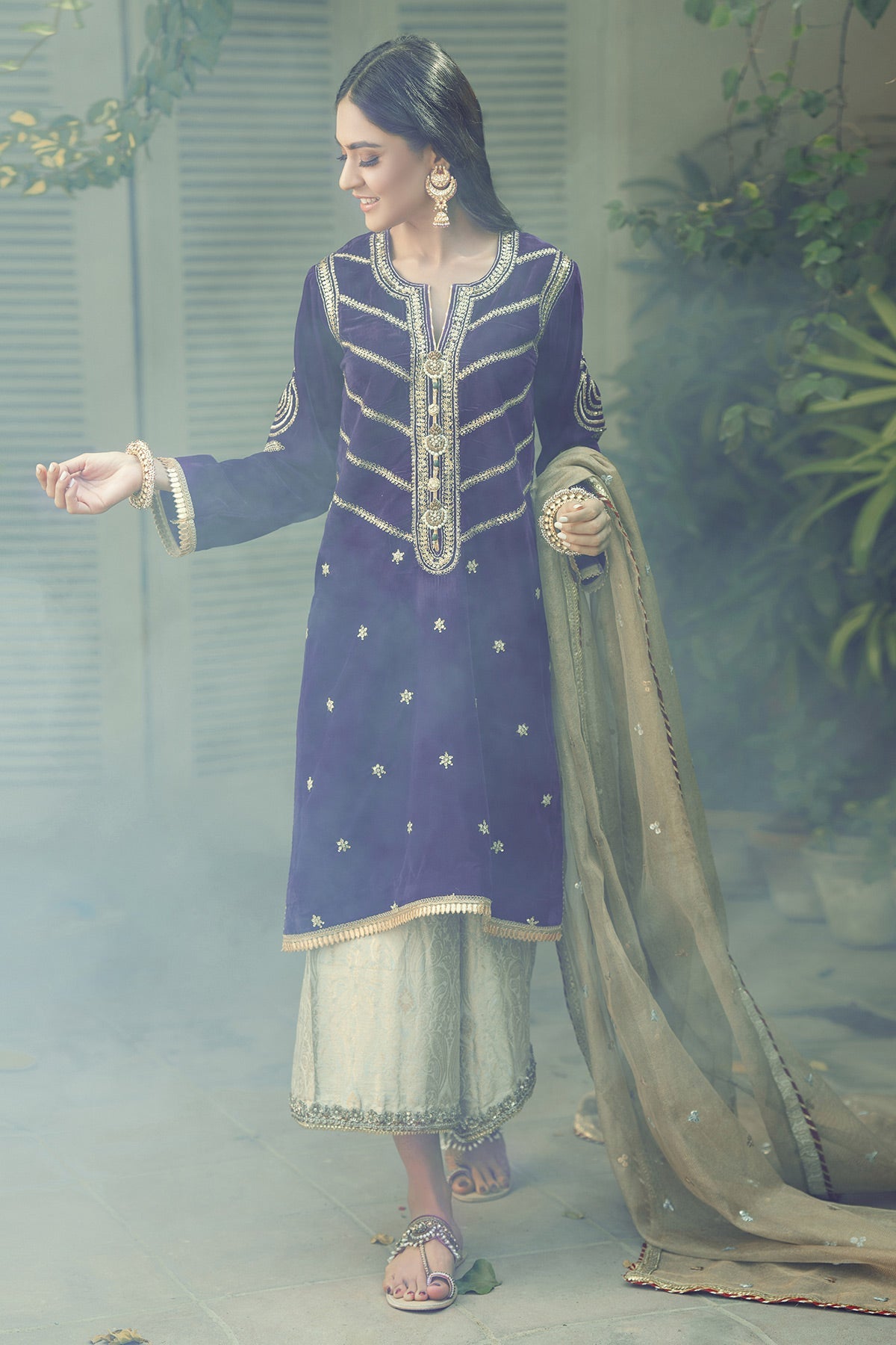 Annus Abrar | Semi Formals | AFSHANÃÂ¢-AMETHYST - Official Annus Abrar stockist in UK - Sakeena London