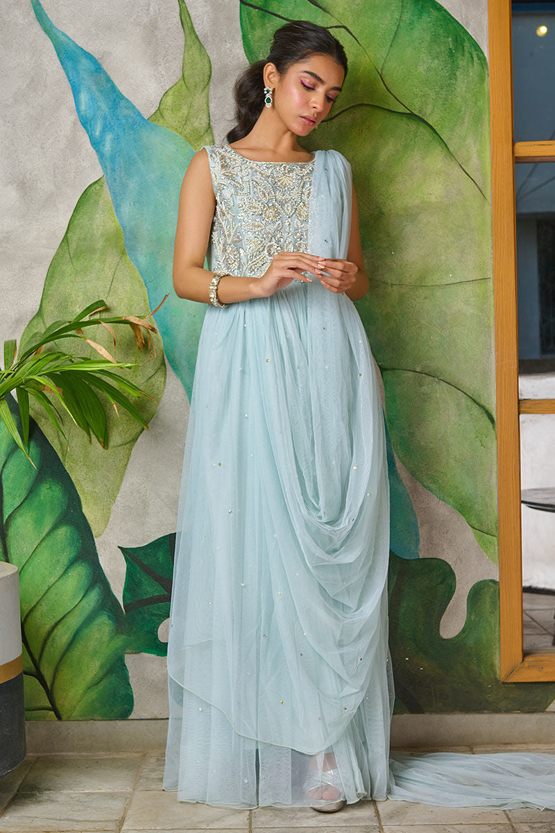 Fatima Khan | Luxury Pret 24 | BRAZILIAN BLUE - Official Fatima Khan stockist in UK - Sakeena London