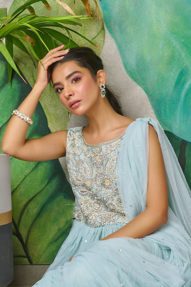 Fatima Khan | Luxury Pret 24 | BRAZILIAN BLUE - Official Fatima Khan stockist in UK - Sakeena London