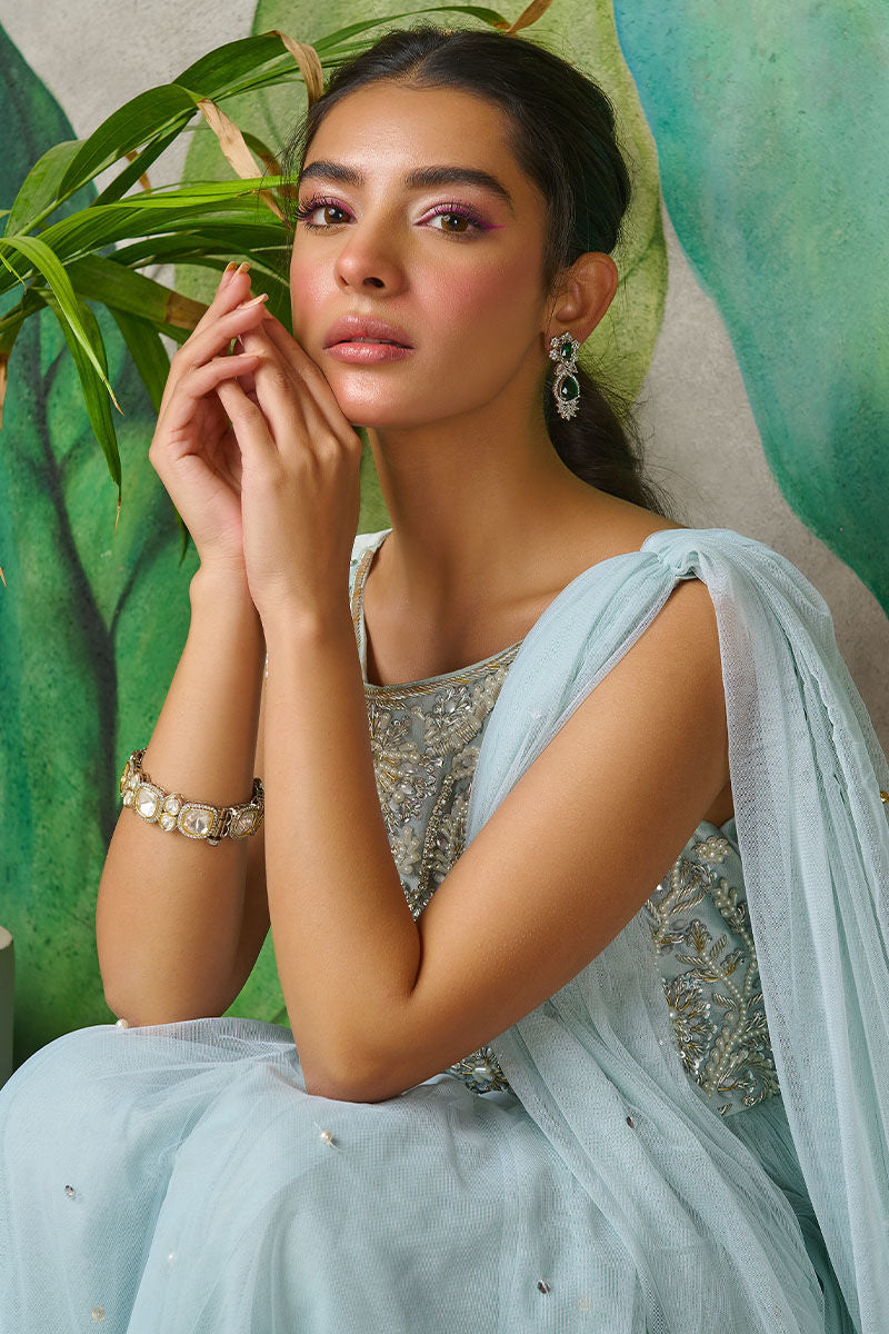 Fatima Khan | Luxury Pret 24 | BRAZILIAN BLUE - Official Fatima Khan stockist in UK - Sakeena London